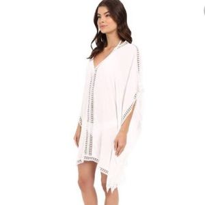 Tommy Bahama Lace Trim Tunic Swim Cover-Up